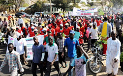 DC Demo Supports Striking Nigerian Workers