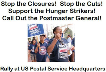 Postal Workers Plan Hunger Strike to Save Postal Service