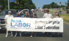 Labor Photo: NoVa Labor Celebrates Independence Day