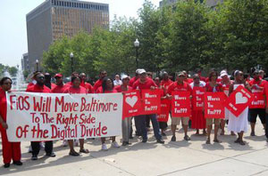 CWA, Baltimore Community Members Rally Against 