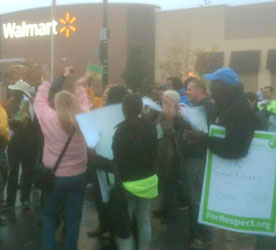 Laurel Walmart Workers Join National Strike