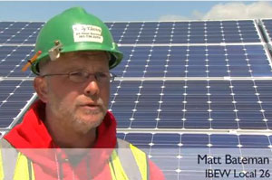 Green Jobs: Electrical Workers Construct Solar Arrays in Maryland