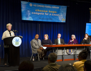 AFGE 476 Helps Promote CSA at HUD During Combined Federal Campaign