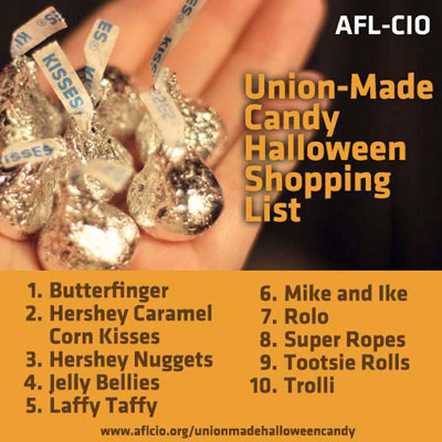 Union-Made-in-America Halloween Treats