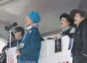 Labor Photo: Labor Chorus at MLK Peace Walk, Inaugural Ball