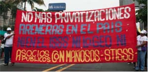Salvadoran Unionist Speaks on Battle Against Privatization