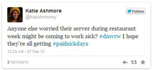 JUFJ Sparks Twitter Storm on Paid Sick Days During Restaurant Week