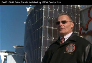 IBEW 26 Helps Install FedExField Solar Panels