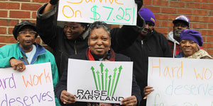 1199ers to MD Chamber Of Commerce: Spend A Day The Minimum Wage Way