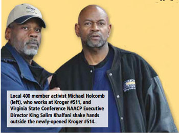 Local 400 Members, Community Allies Welcome New Kroger