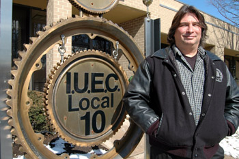 Labor On The Move: IUEC 10's Lowery to Organize for International; Geib Elected New Business Manager