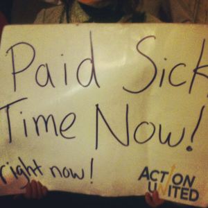 Action Urged To Pass Paid Sick Days