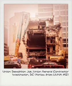 Labor Photo: Union Demo(lition)