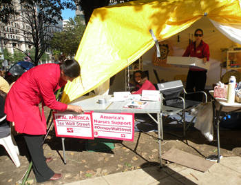 Nurses Aid Occupy DC